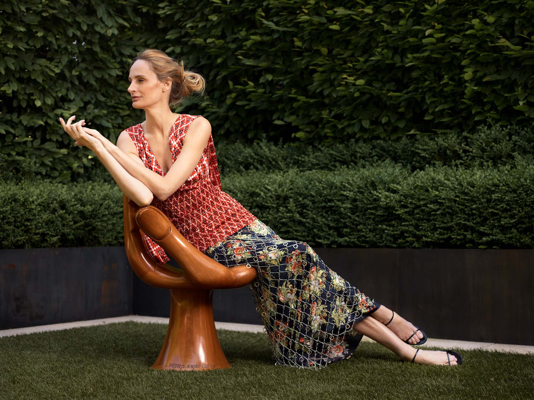 Lauren Santo Domingo at her New York home. 