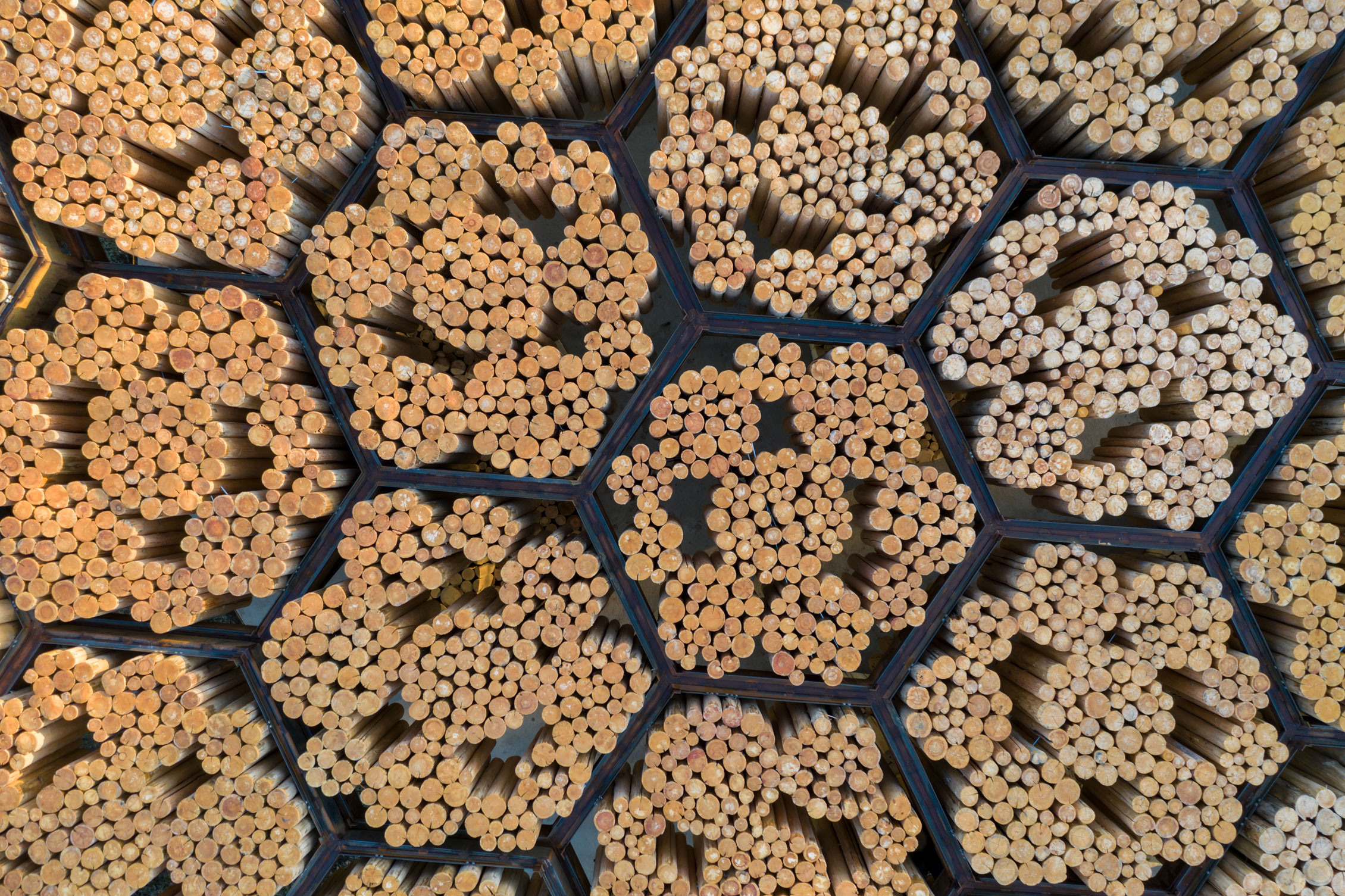 Francis Kéré, Xylem at Tippet Rise Art Center in Montana, 2019. Image courtesy of Tippet Rise/ Iwan Baan. Photo by Iwan Baan.