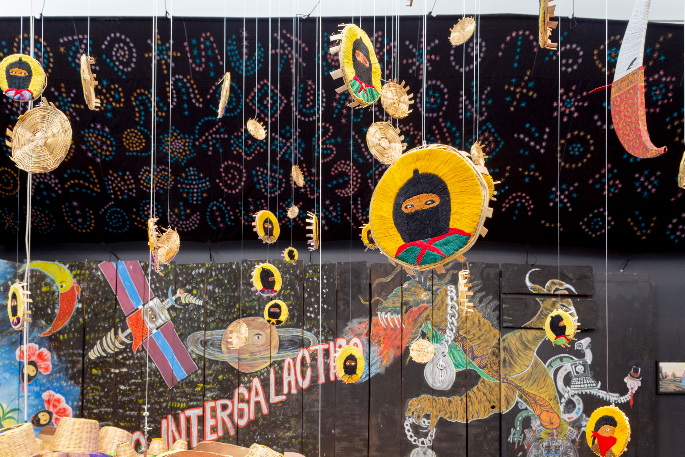 Rigo 23, Mundos Alternos: Art and Science Fiction in the Americas, 2019. Courtesy of the Queens Museum.