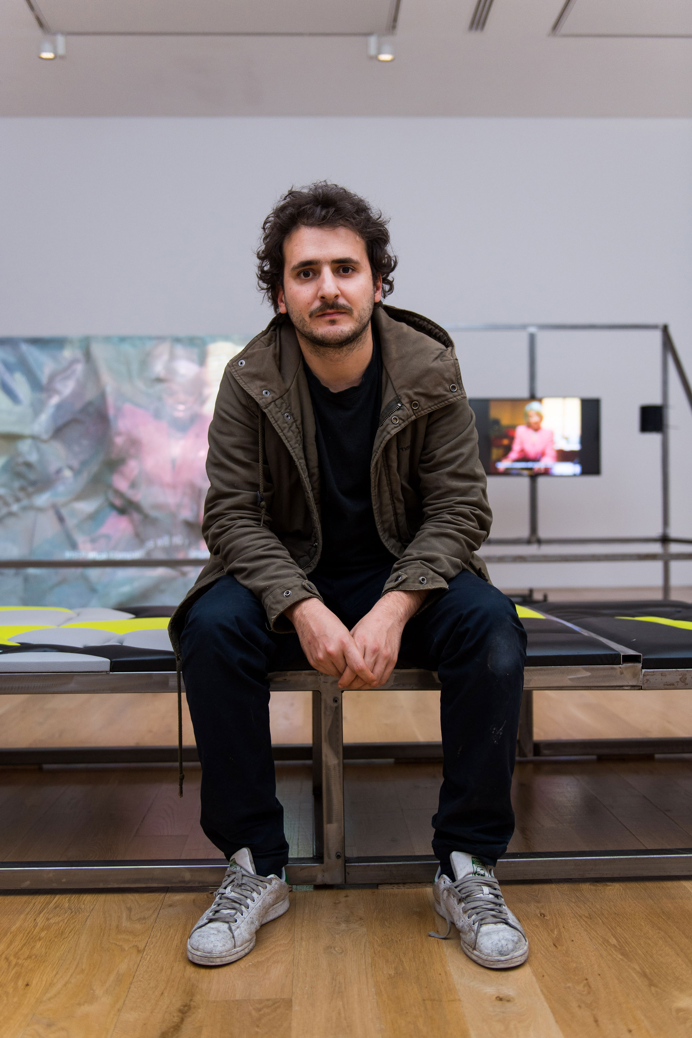 Portrait of Neïl Beloufa. Photo by Polly Thomas.