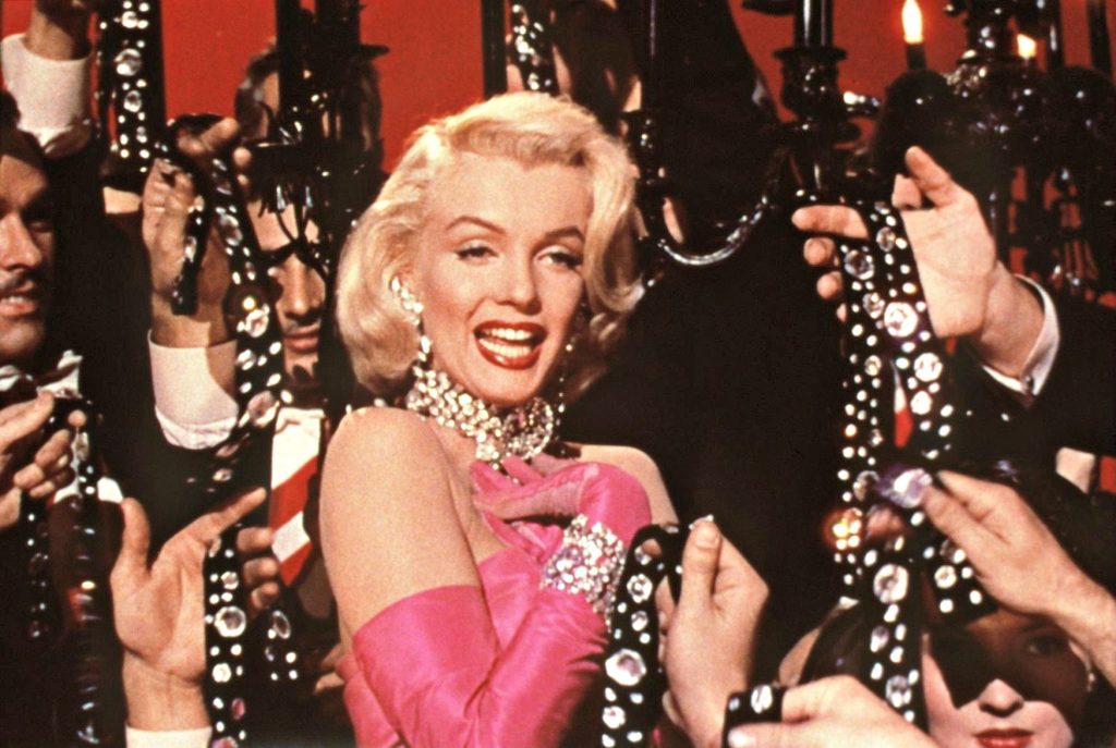 Still from Howard Hawk's Gentlemen Prefer Blondes (1953).