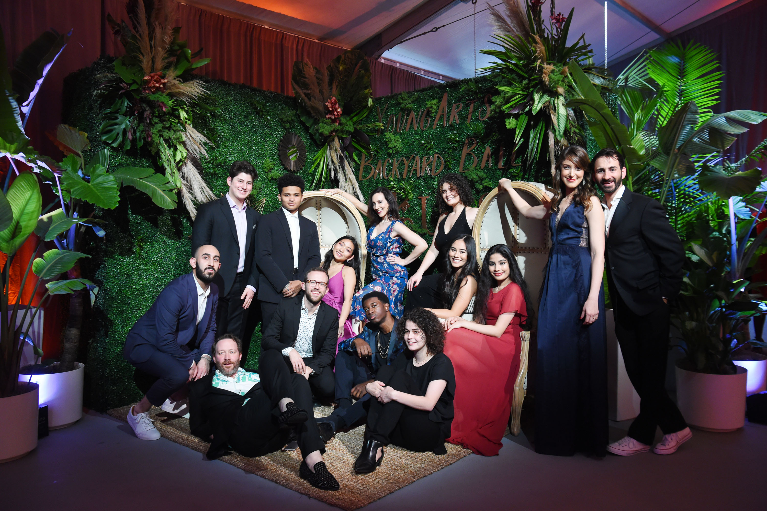 YoungArts alumni cast and John Heginbotham. Photo by WRE. 