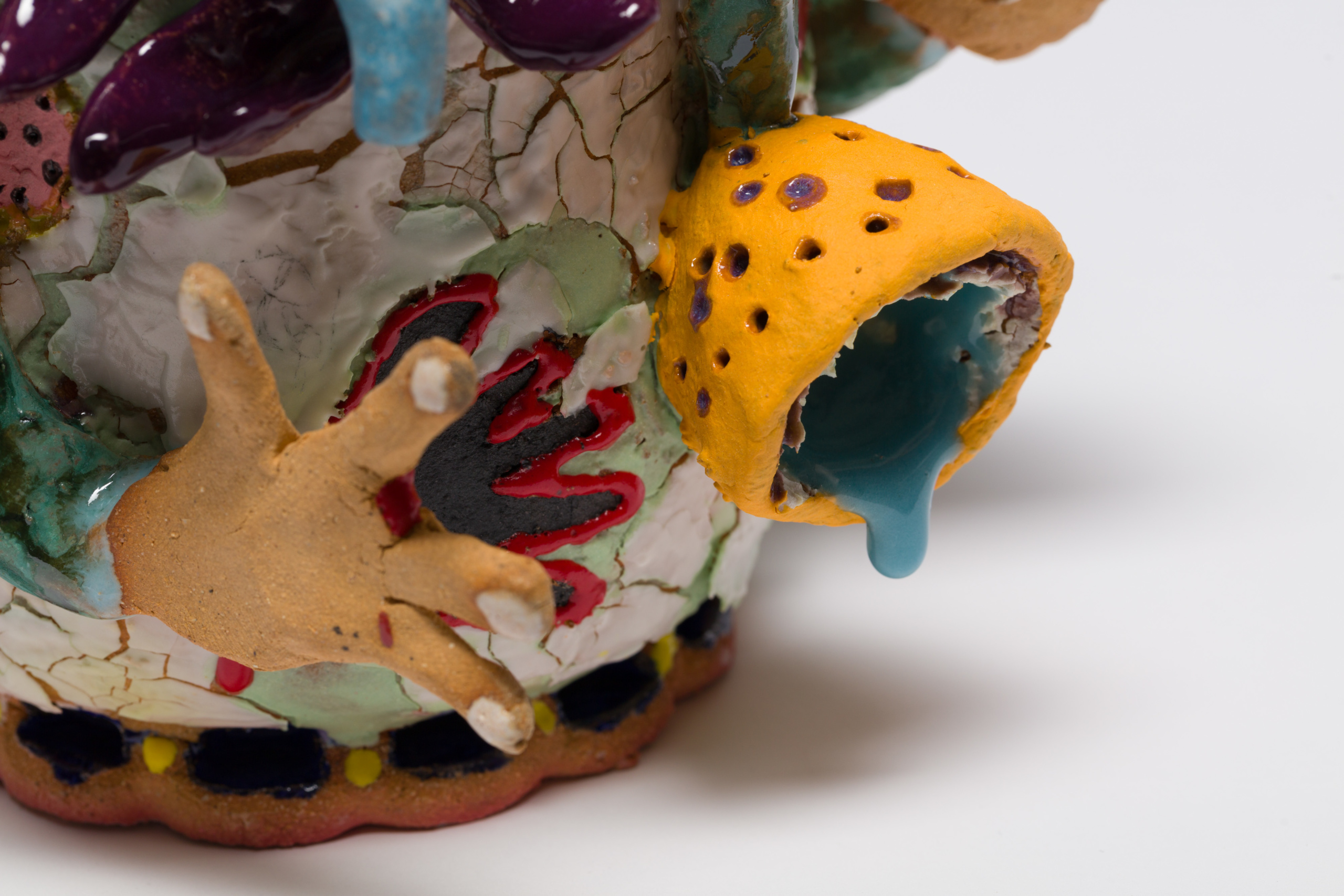 Detail of Farrag's Teddy's Chamber (2020). All photos courtesy of Adams and Ollman. 