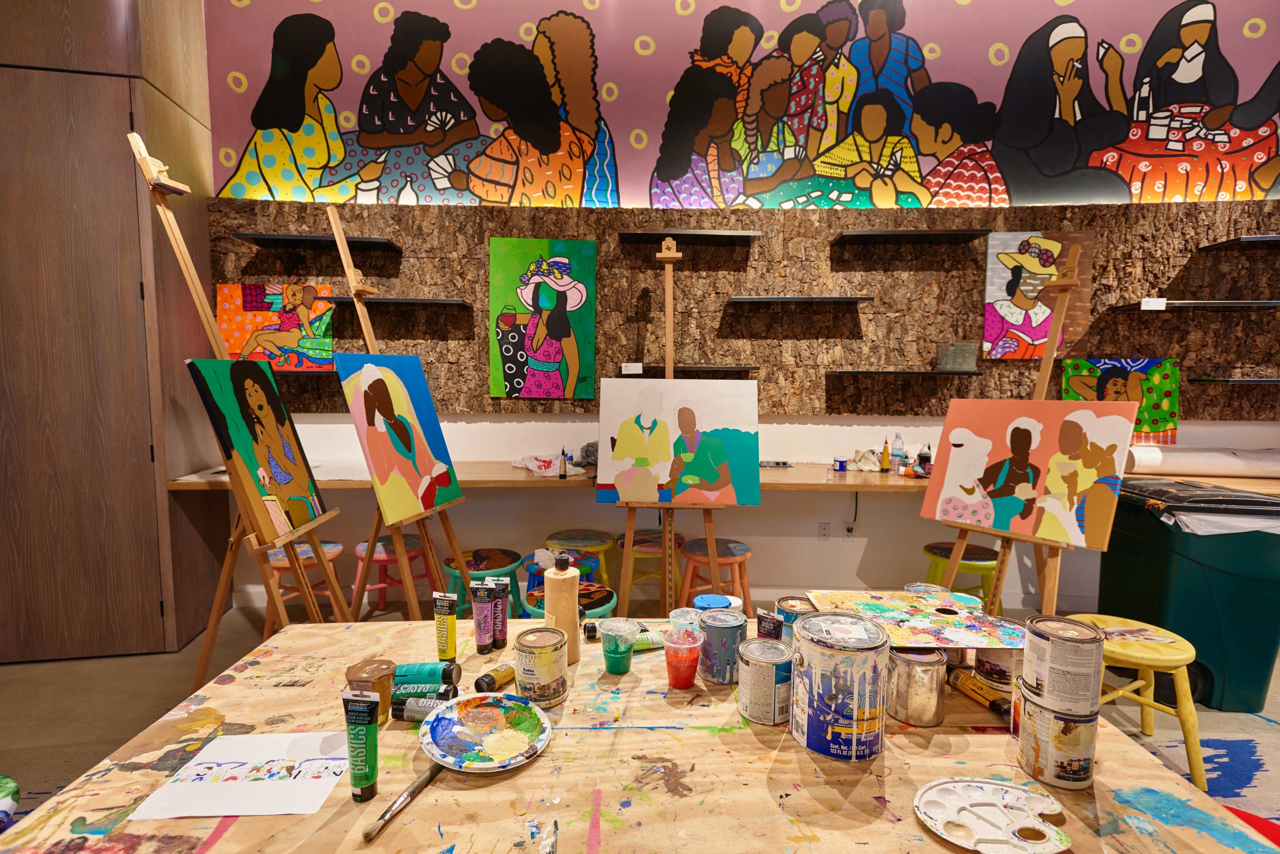 The current art studio at Baha Mar resort. Courtesy of Baha Mar.