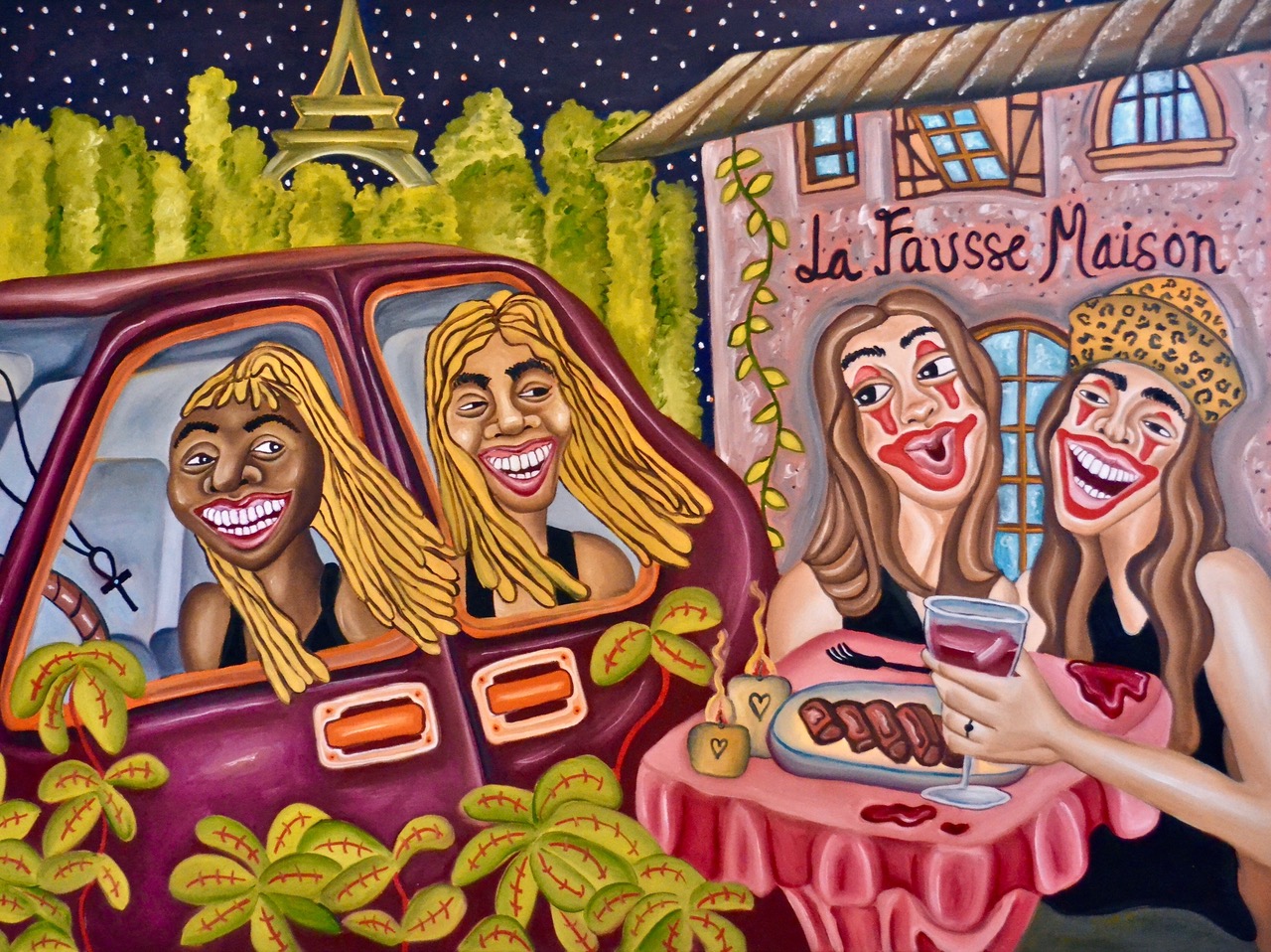 Dodi King's The beef was hysterical and the delusion so tender, 2020. Courtesy Superposition Gallery.