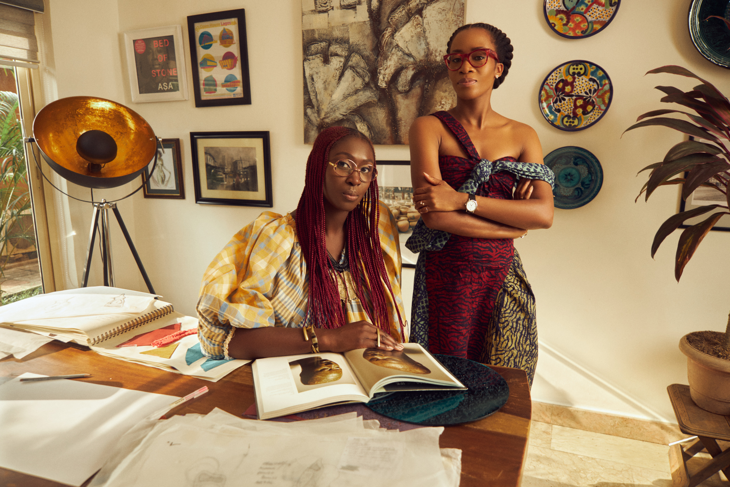 Chrissa Amuah and Tosin Oshinowo, photo by Spark Creative (1)