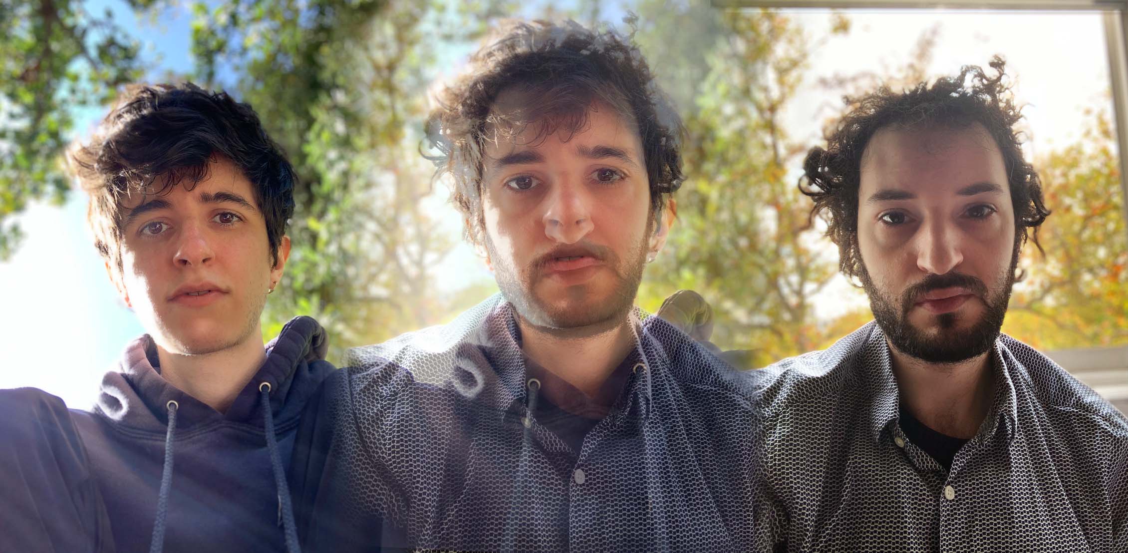 A self-portrait by the artists (2020).