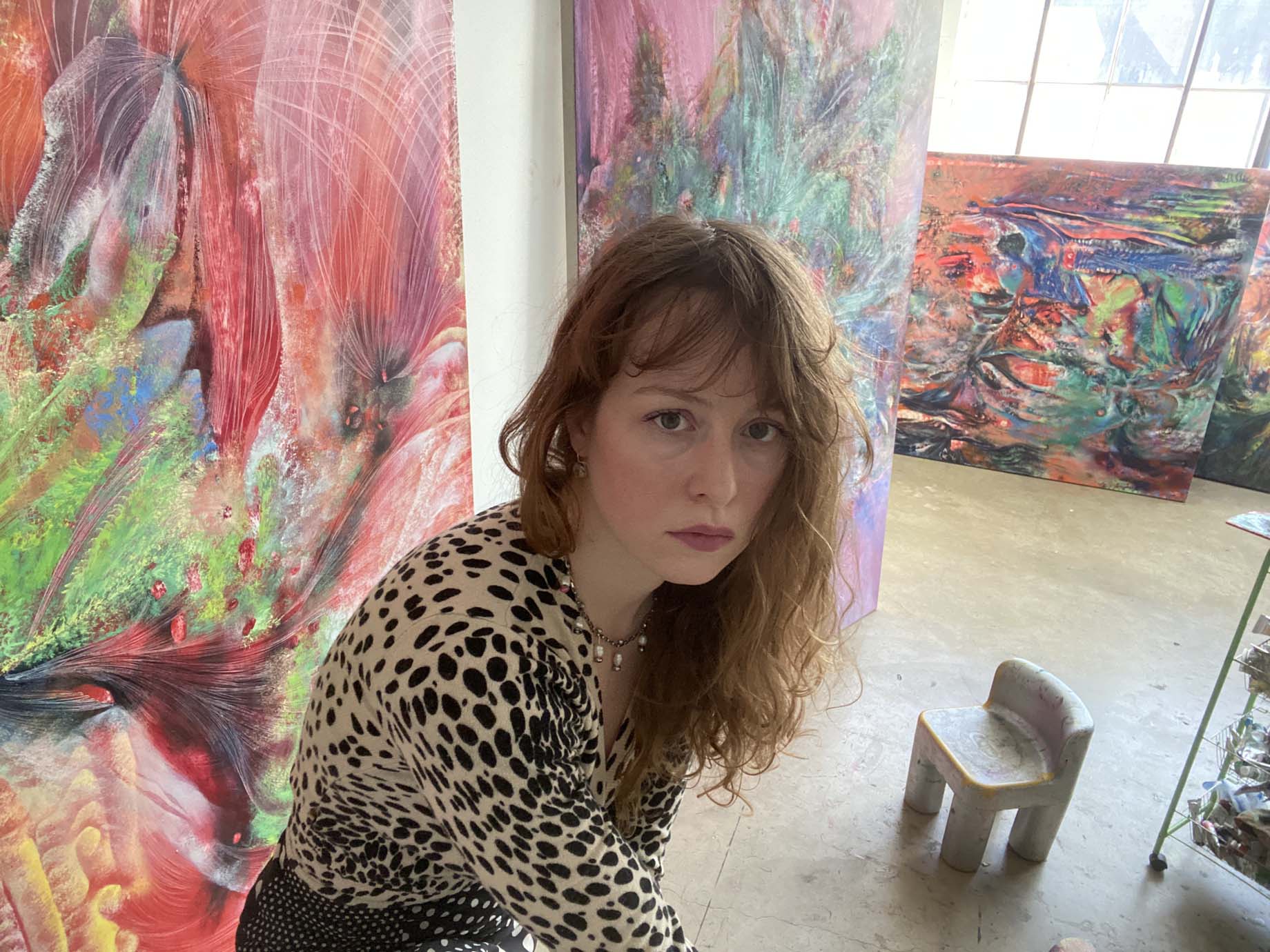 A self-portrait by Lucy Bull (2020)