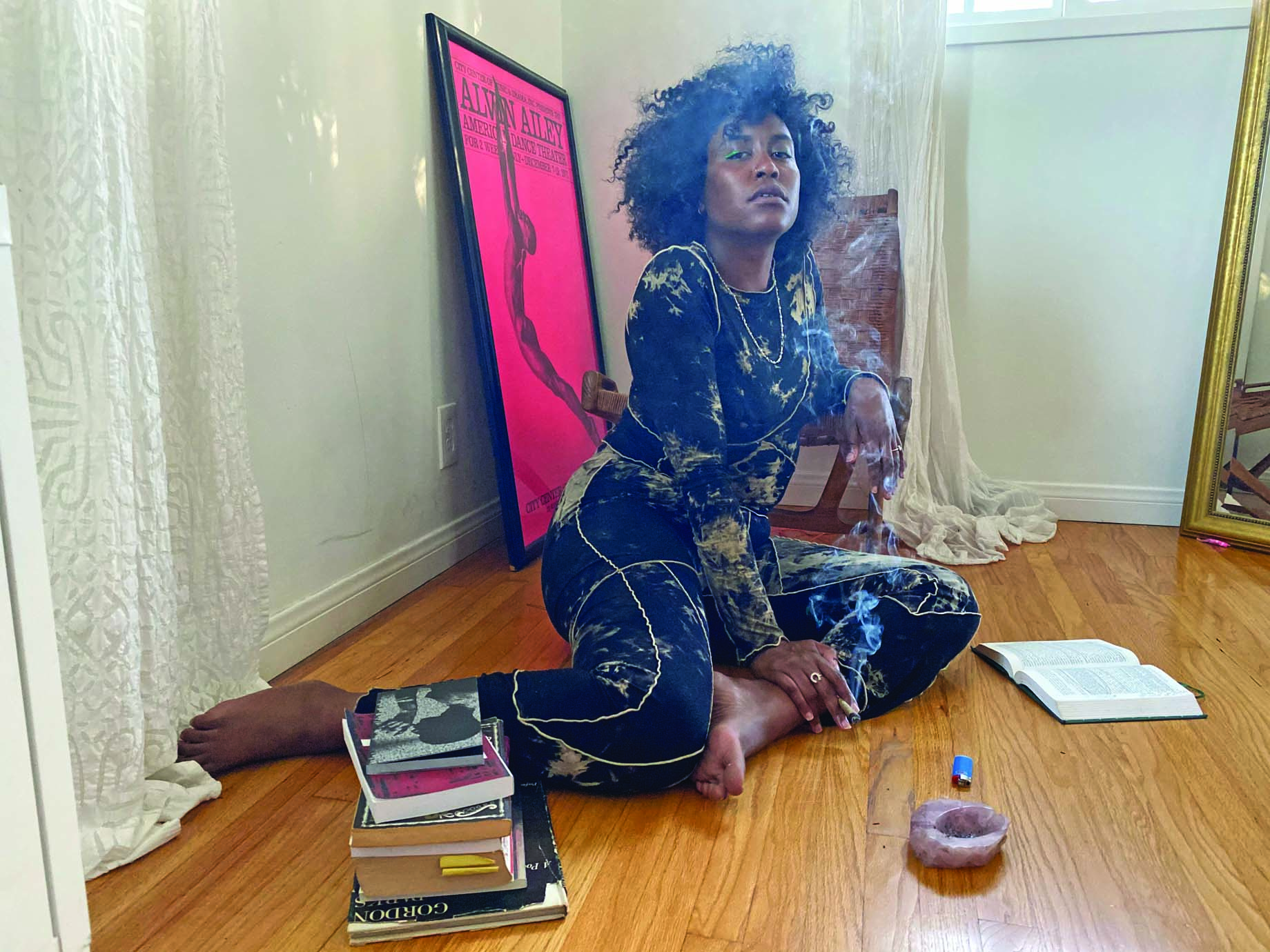 A self-portrait by Mandy Harris Williams (2020).
