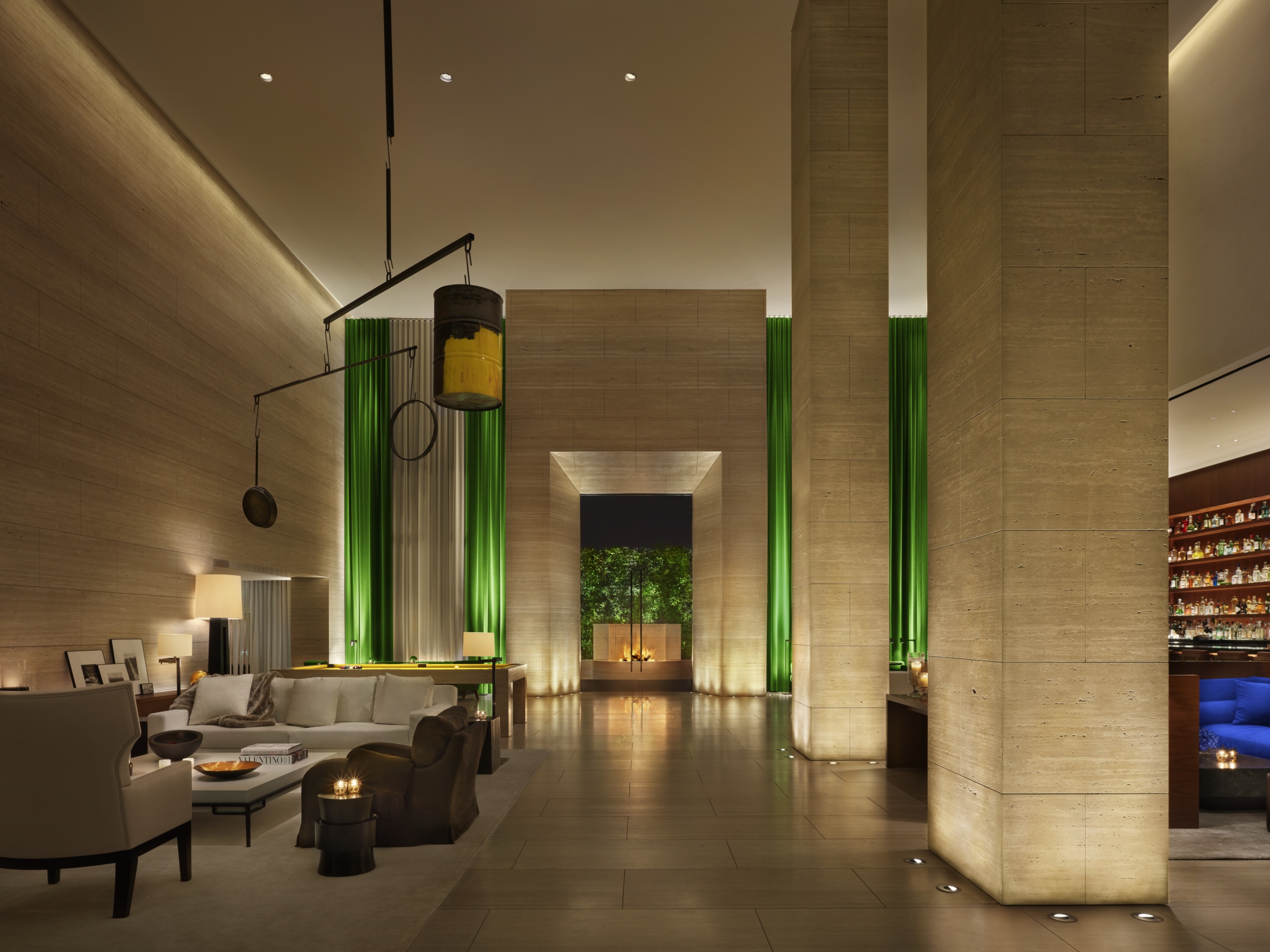 The West Hollywood EDITION lobby.