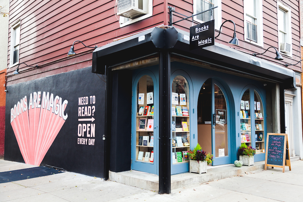 books are magic storefront