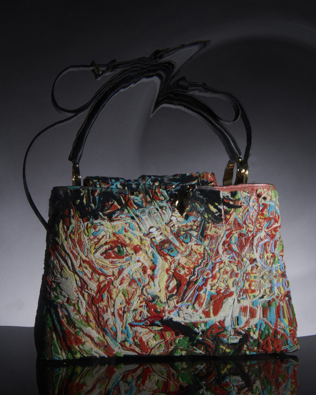 Zeng Fanzhi's Artycapucines bag for Louis Vuitton. All bag photography by AM+PM Studio in Paris. All bag styling by Lisa Jarvis.