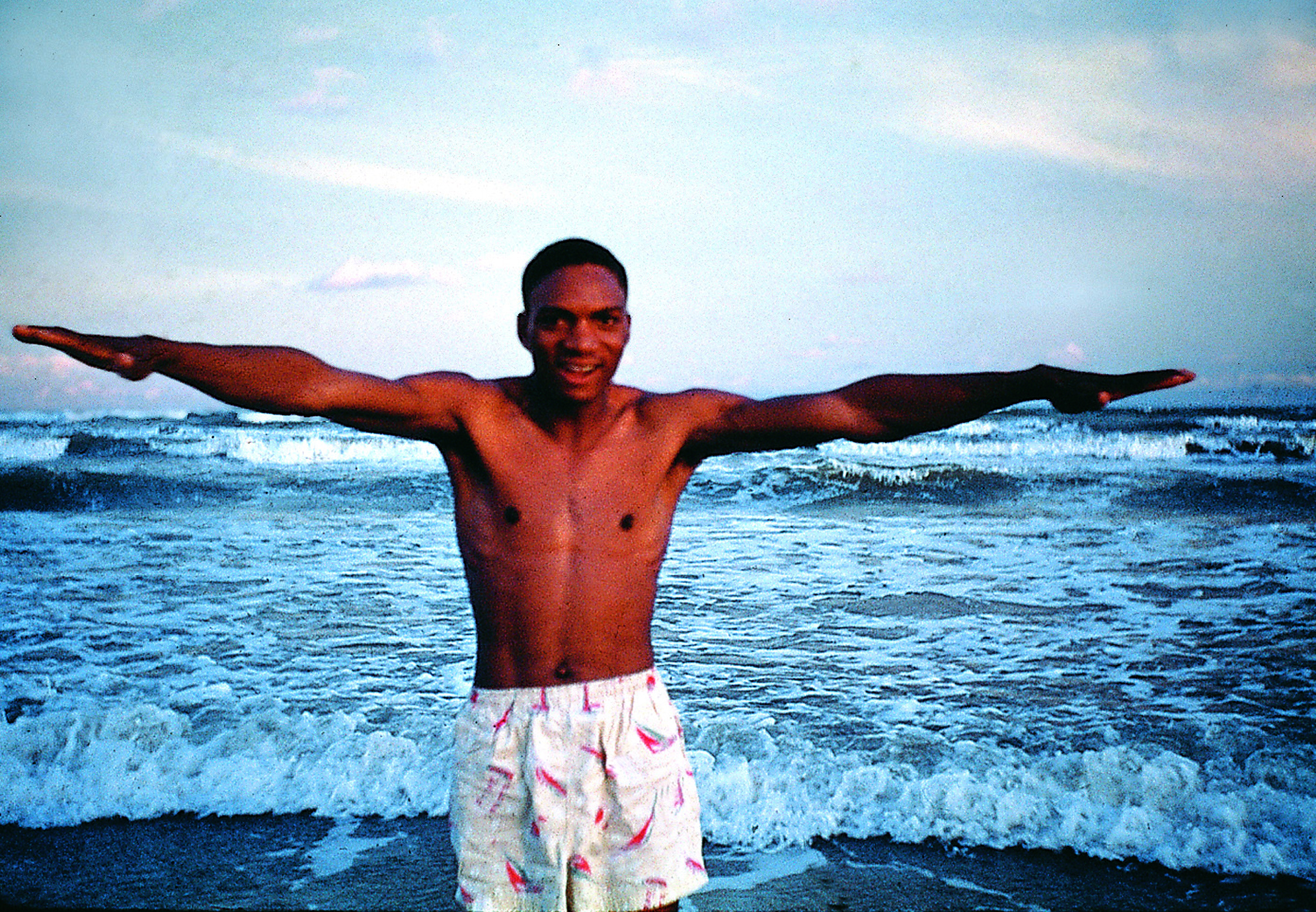 A film still from Renée Green’s Partially Buried Continued, 1997. Courtesy of the artist, Free Agent Media and Video Data Bank, Chicago.
