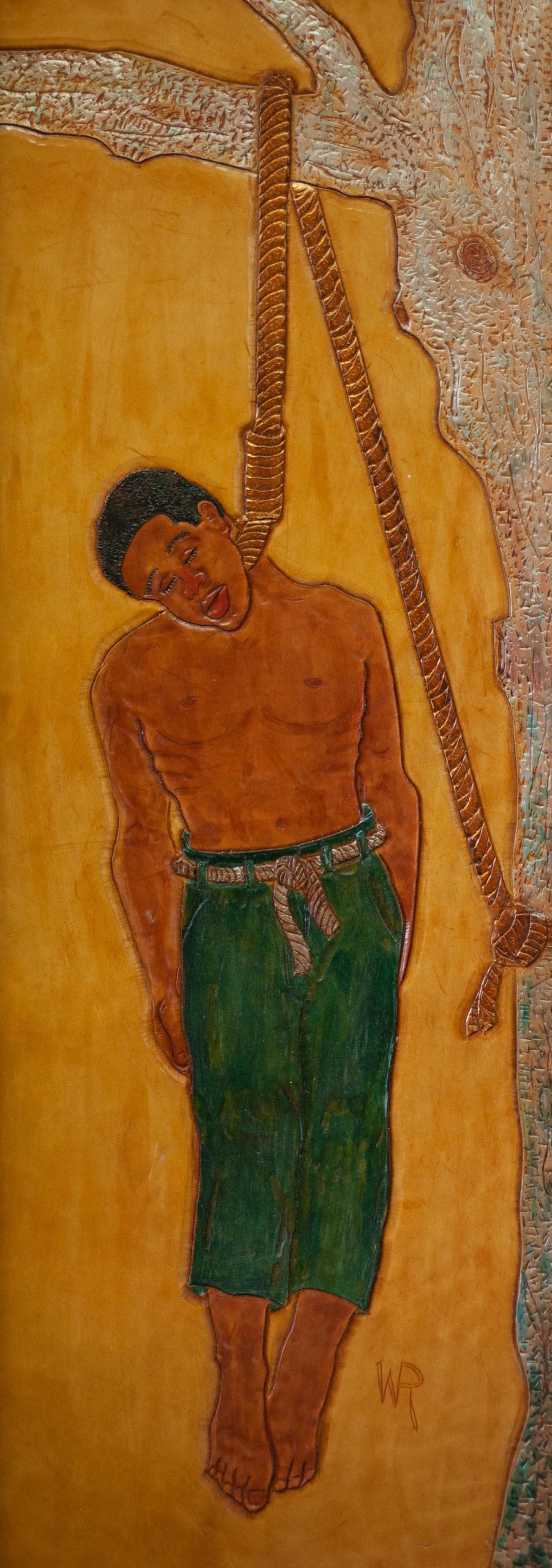 winfred rembert painting on leather